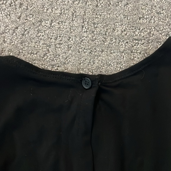 Women’s flowy black tying jumpsuit - Picture 6 of 6